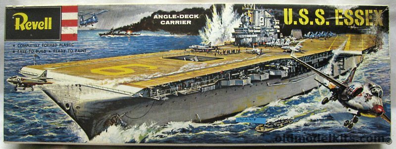 Revell 1/530 USS Essex CV-9 - Angled Deck Carrier, H353 plastic model kit